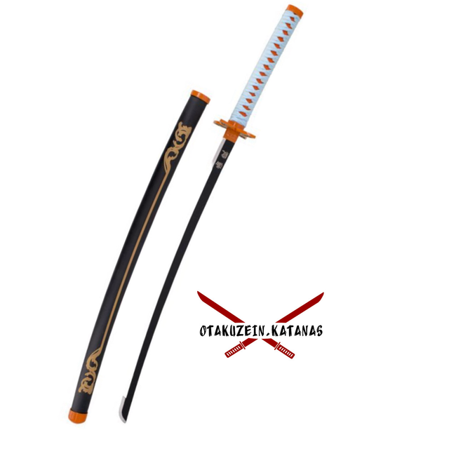 Katana S0283 de Demon Slayer empuñada por Kochou Shinobu réplica no oficial de 40 cm