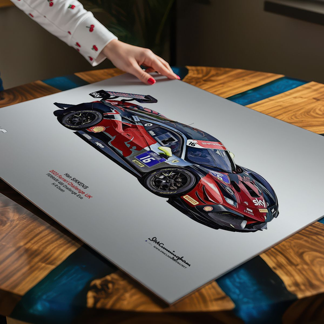 C230900 Ferrari 488 Challenge Evo FCUK23 SIKKENS #16