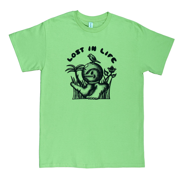 'Lost In Life' T-Shirt (Green)
