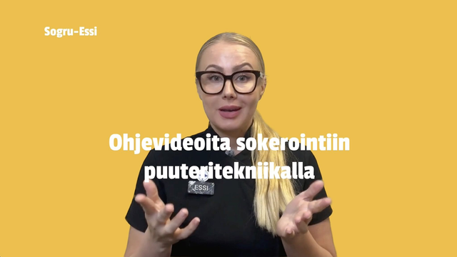 Ammattilaispaketti 2 - Säärien & reisien sokerointi (ohjevideot puuteritekniikkaan) 