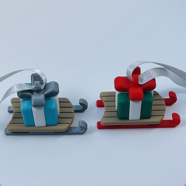 Sledges Christmas Tree Hanging Decorations UKCA