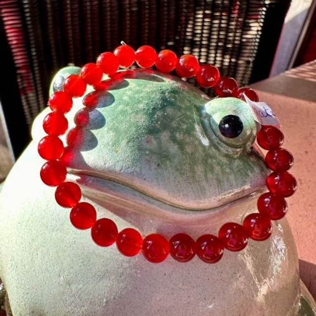 Bracelet - Agate rouge