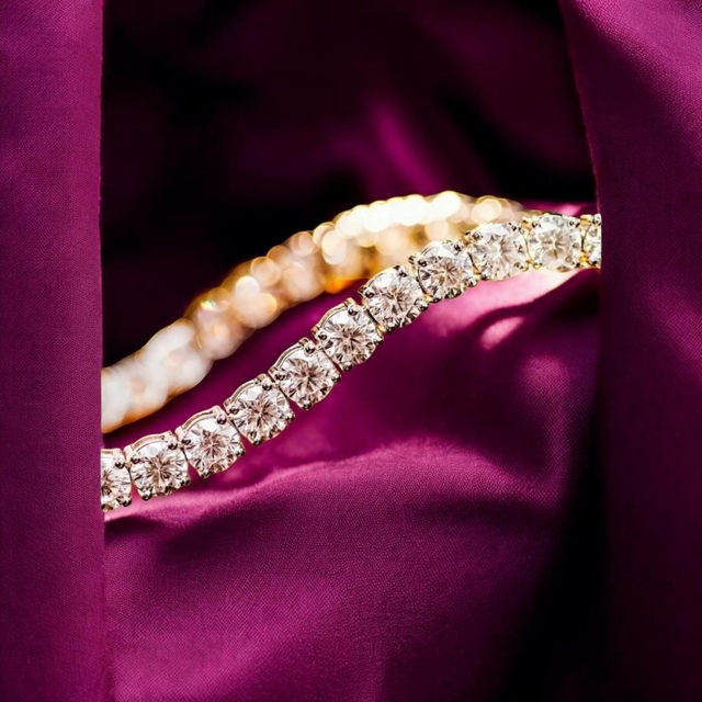 Bracelet Tennis en Zircone Cubique 5mm - L'Éclat Intemporel de la Mode