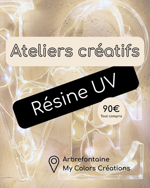 Atelier résine UV