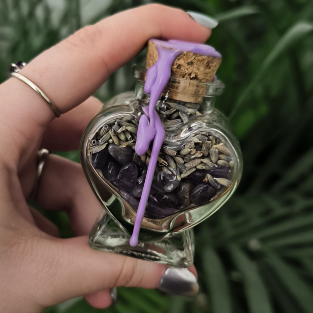 Fiole magique coeur - Anti-stress