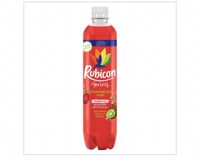 Rubicon Spring Strawberry Kiwi Flavoured Sparkling Spring Water 500ml 