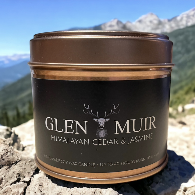 Himalayan Cedar &amp; Jasmine - Soy Candle