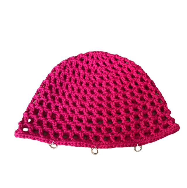 Filet de tête rouge + pendentifs