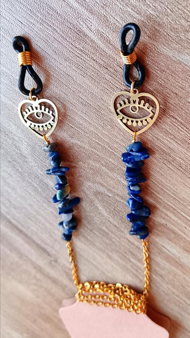 Chaine de lunettes TROISIÈME OEIL Intemporelle Lapis Lazuli