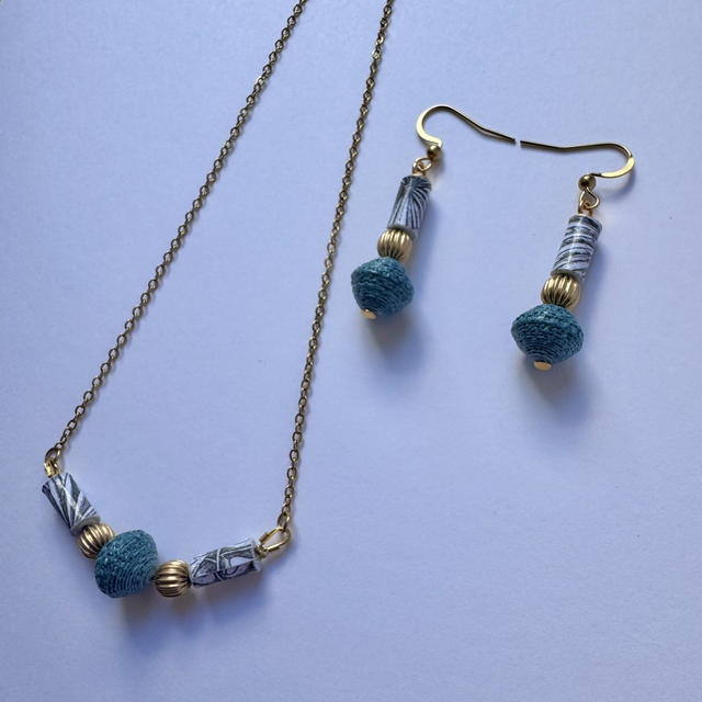 Parure « Papiérine »