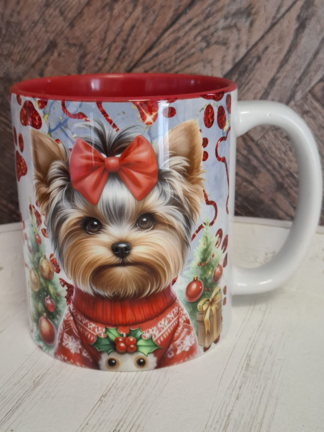 Mug rouge Noël york