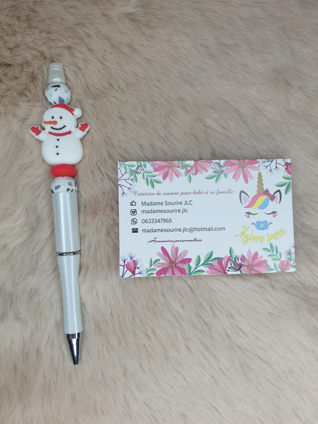 Stylo avec recharge Noël