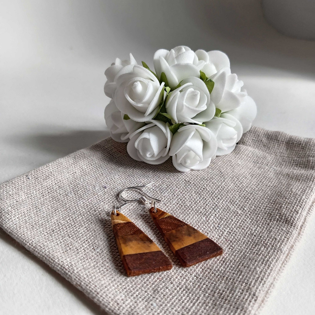 Boucles d'oreilles multicolores