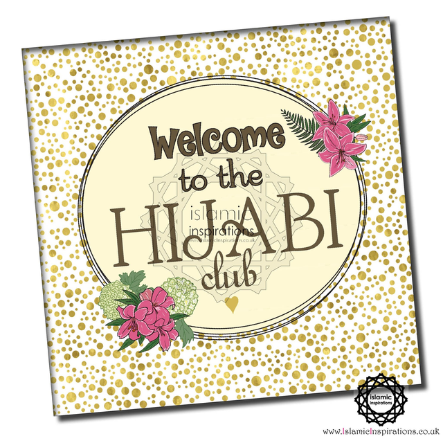 Welcome to the Hijabi Club Greeting Card - NTI002