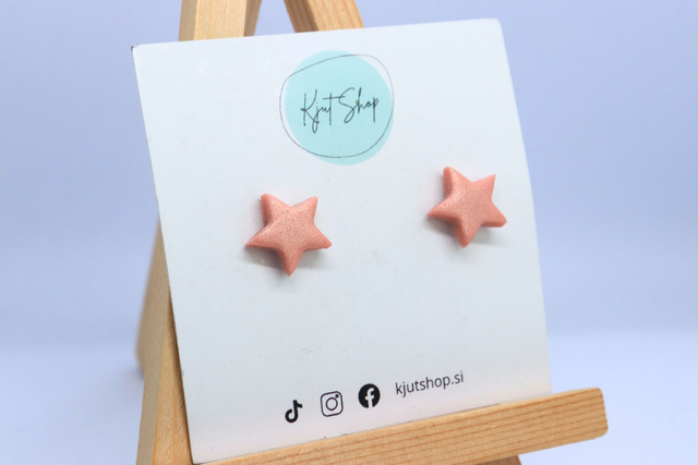Rose gold zvezdice