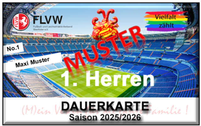Dauerkarte 1.M Saison 2025/2026