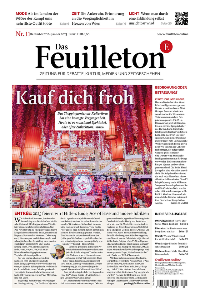 Einzelbestellung Ausgabe 11 - Dez 2024/Jän 2025 inkl. Postversand