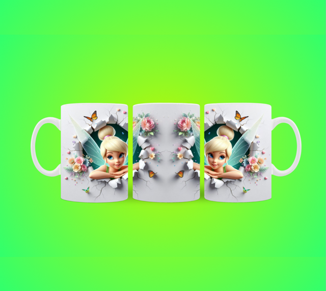 3-D looking mug