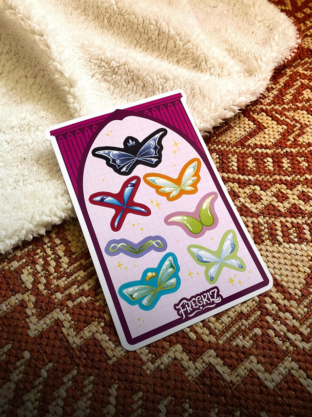 Fairy Wings Sticker Sheet