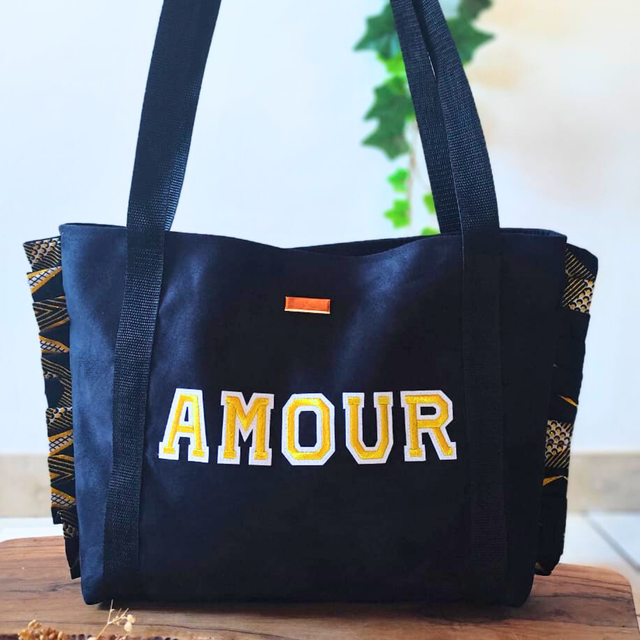 🌸Sac cabas Amour Noir🌸