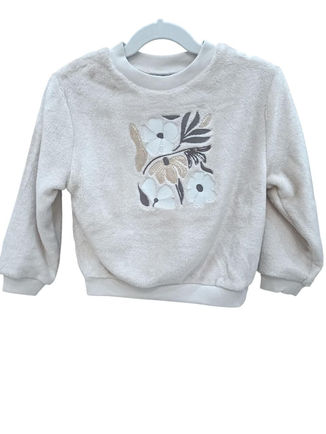 Pull doux fleur