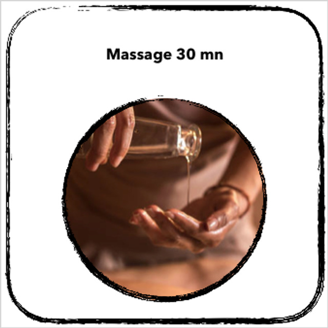 Massage découverte 30mn