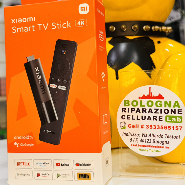 Xiaomi TV Stick 4K HDMI 4K Ultra HD Android Noir