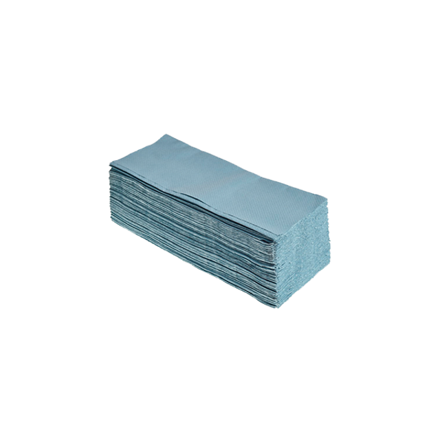 INTERLEAF HAND TOWELS 1 PLY BLUE 1x5000