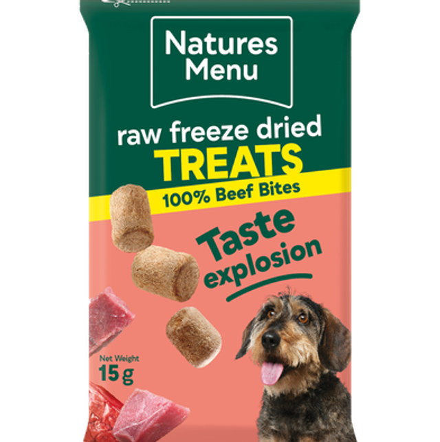 Freeze Dried Beef Bites 15g e