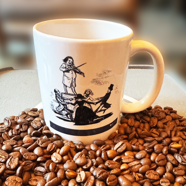 Mug Honoré de Balzac • bleu foncé • 325 ml