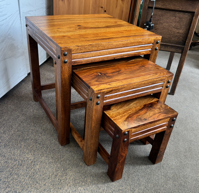 Mango Wood Nest Of Tables