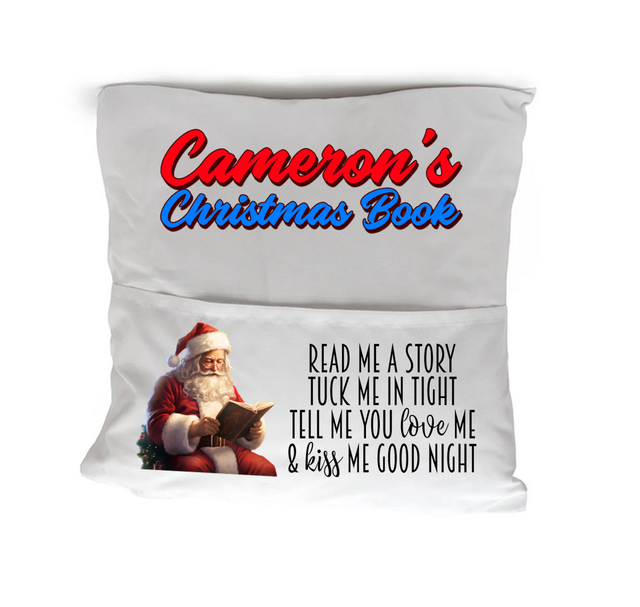 Pocket Cushion - Blue