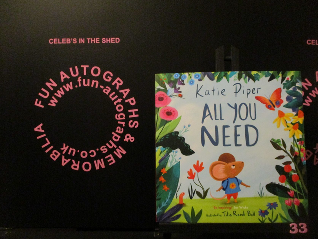 Katie Piper 'All You Need' Authentic Autographed Paperback Book (33)