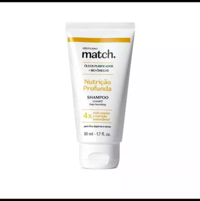 Match Shampoo Nutrição Profunda, 50ml