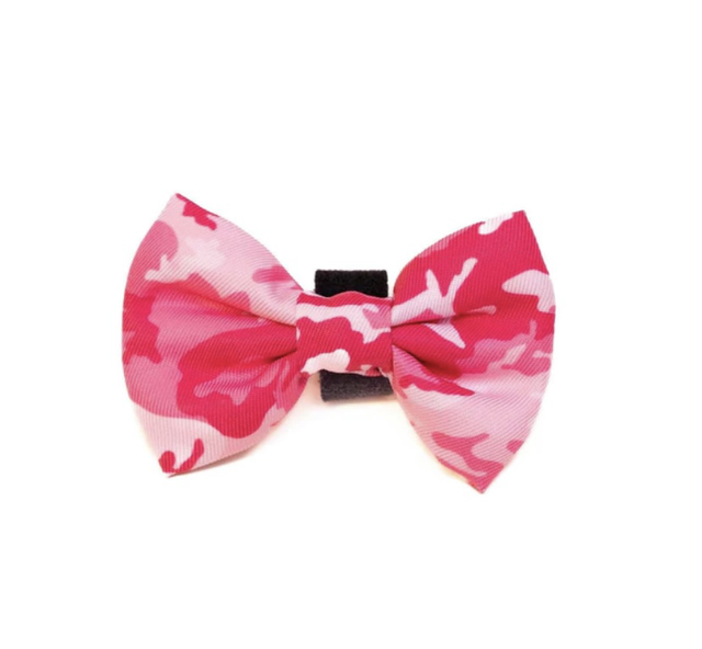 Funk The Dog Bow Tie - Pink Camo