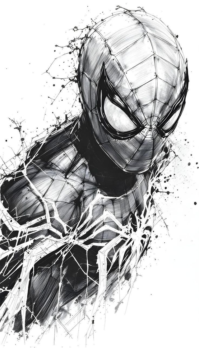 Spiderman Marvel Art Print