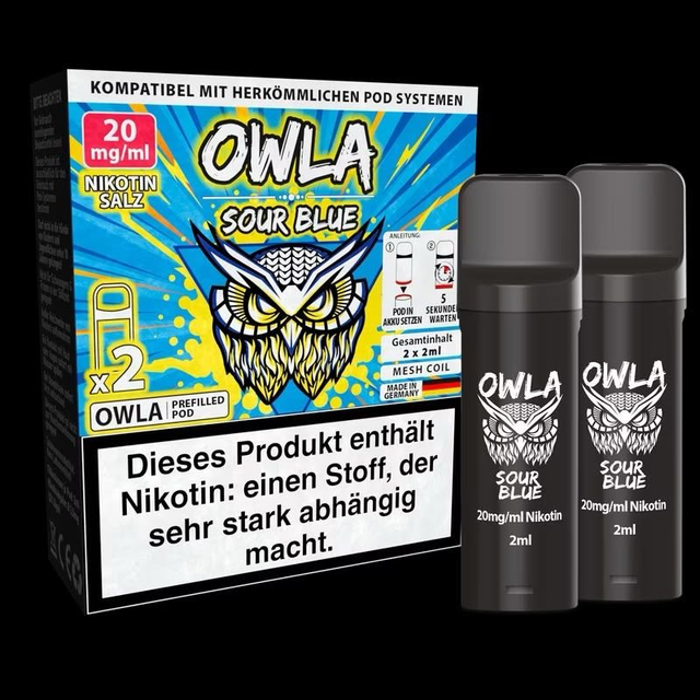 OWLA Sour Blue – 2er Pods | 20 mg/ml
