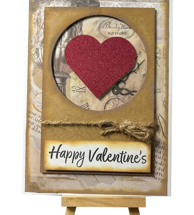 Vintage Style Valentine’s Card