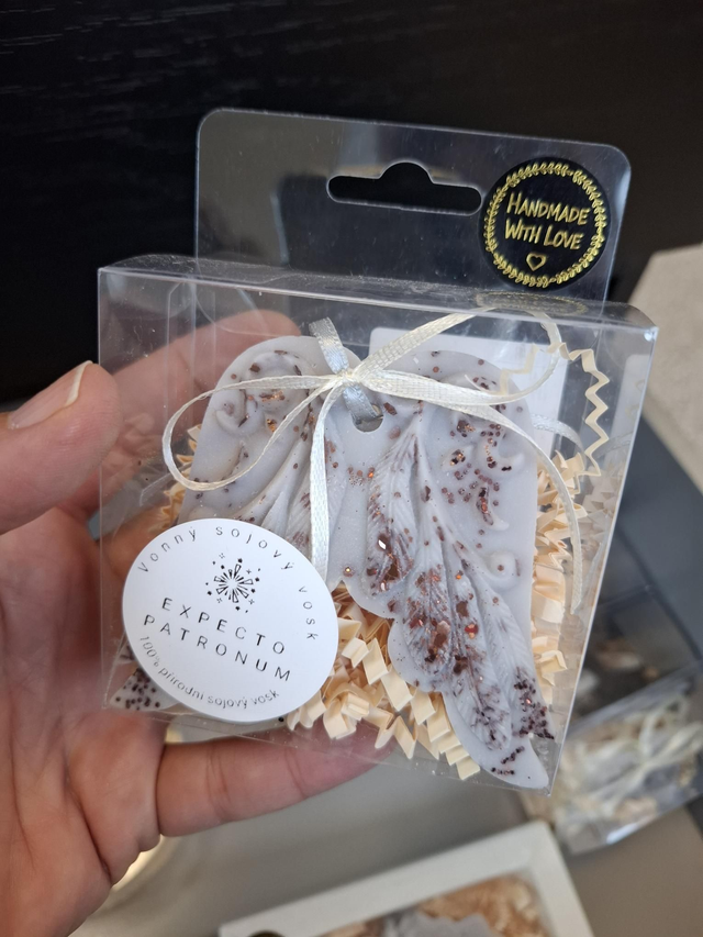 Expecto Patronum Andělská křídla - vonný sójový vosk závěsný