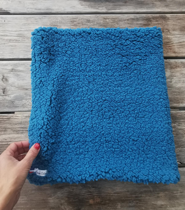 Snood LOUIS uni bleu pétrole