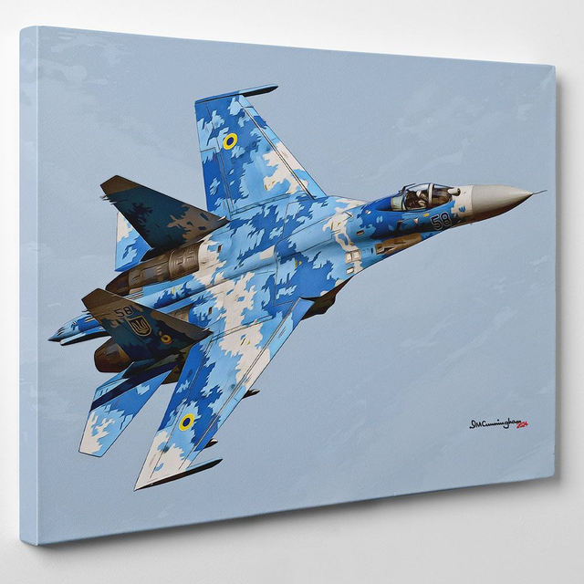 C241105 Sukhoi SU27P Ukraine AF #58 NG P64F WScopy