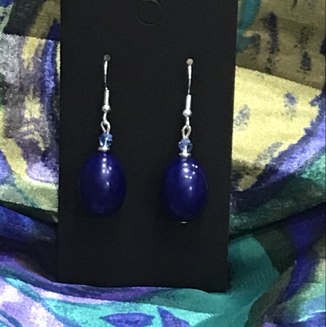 Blue Dangling Earrings - BLDE14