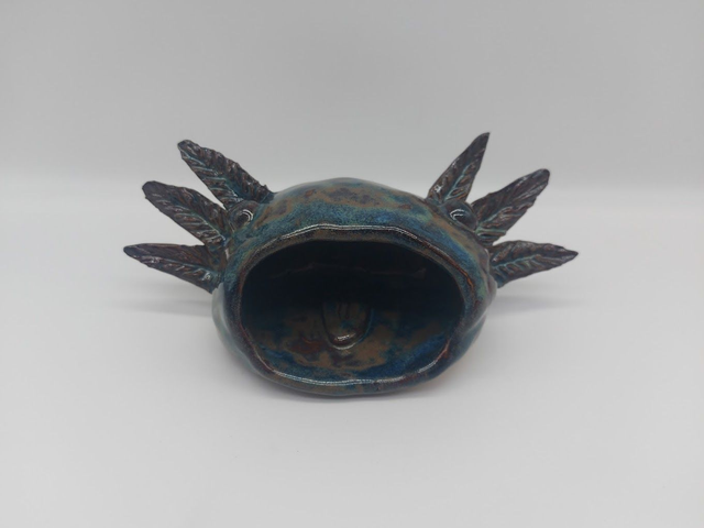 Ceramic Axolotl Trinket Dish