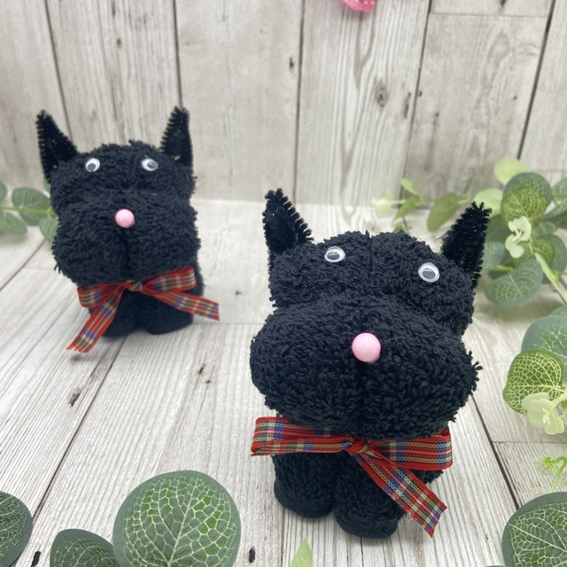 Scottie Dog Flanimal™ washcloth animal