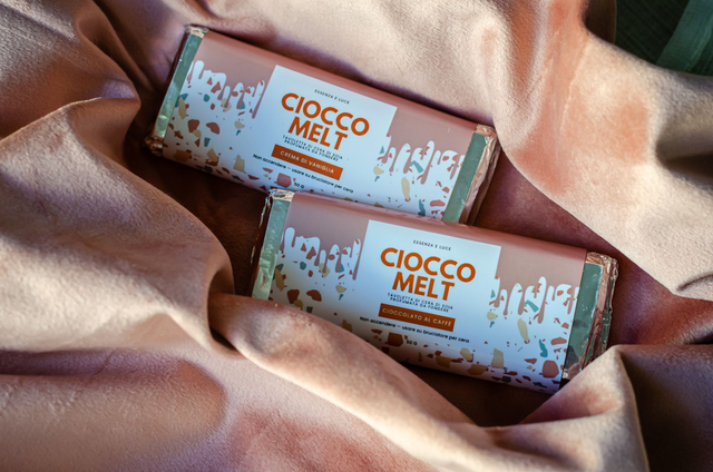 CioccoMelt – Cera Profumata Artigianale | Cioccolato al Caffè &amp; Crema di Vaniglia | Wax Melt per Casa Profumata