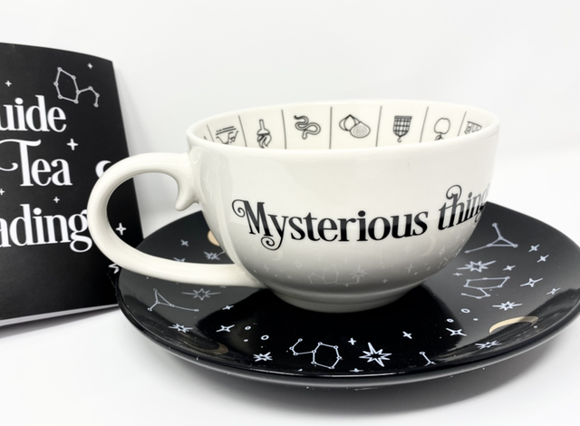 Fortune telling cup Wahrsagetasse Weiss