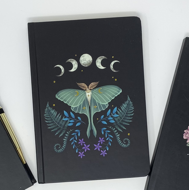 Black luna moth journal 