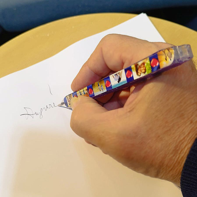 PENNA IN CRISTALLO CHIMICO (RESINA) CM 14