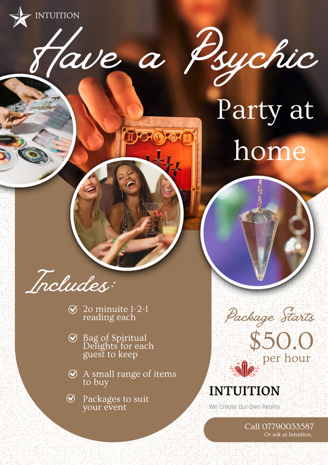 Psychic Party, in the comfort of your own home. 