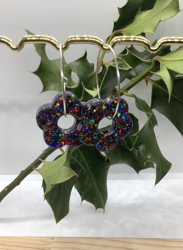 Créoles Petites Fleurs 